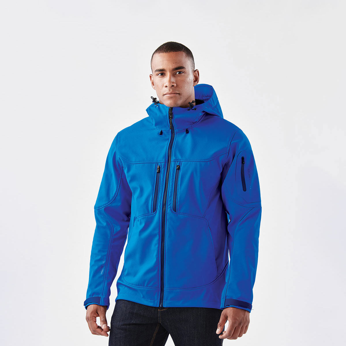 HR-1_TrueFit_AzureBlue_01 Men's Epsilon 2 Softshell - HR-1 - Image 1