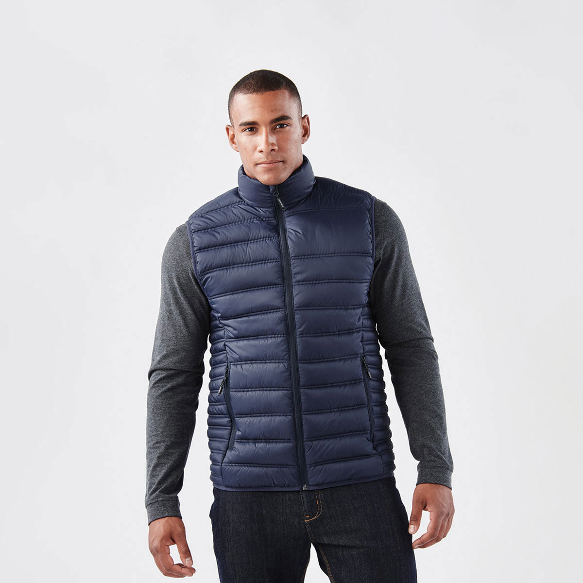 PFV-4_TrueFit_Navy_01 Men's Basecamp Thermal Vest - PFV-4 - Image 1